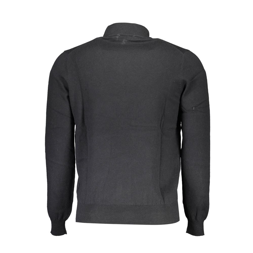 North Sails Black Cotton Men Sweater