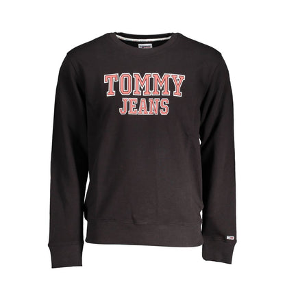 Tommy Hilfiger Black Cotton Men Sweater