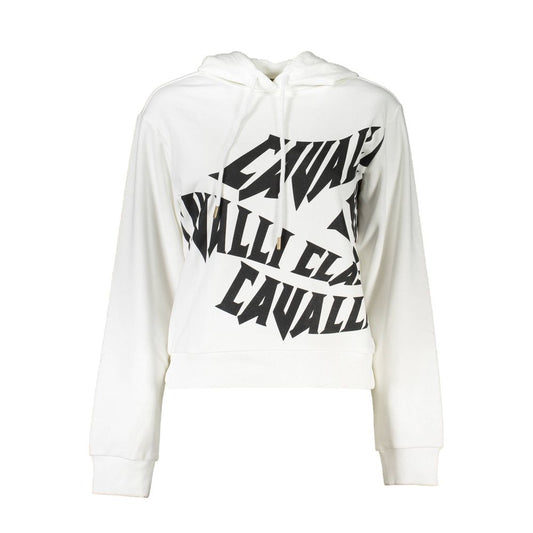 Cavalli Class White Cotton Women Sweater