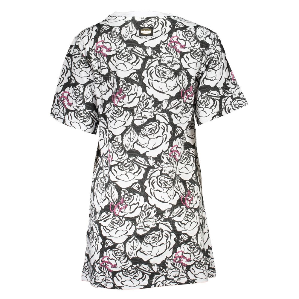 Cavalli Class White Cotton Women Dress