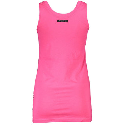 Cavalli Class Pink Cotton Women Top