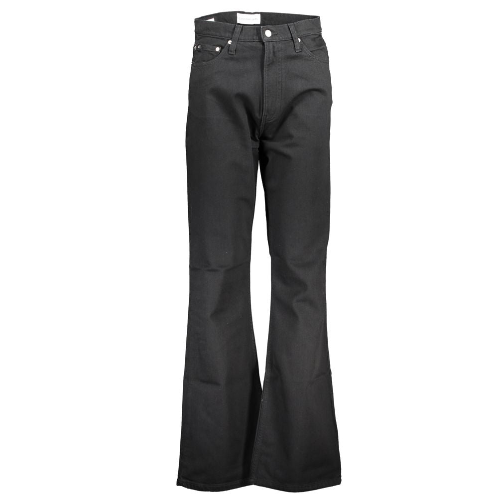 Calvin Klein Sleek Black Organic Bootcut Denim