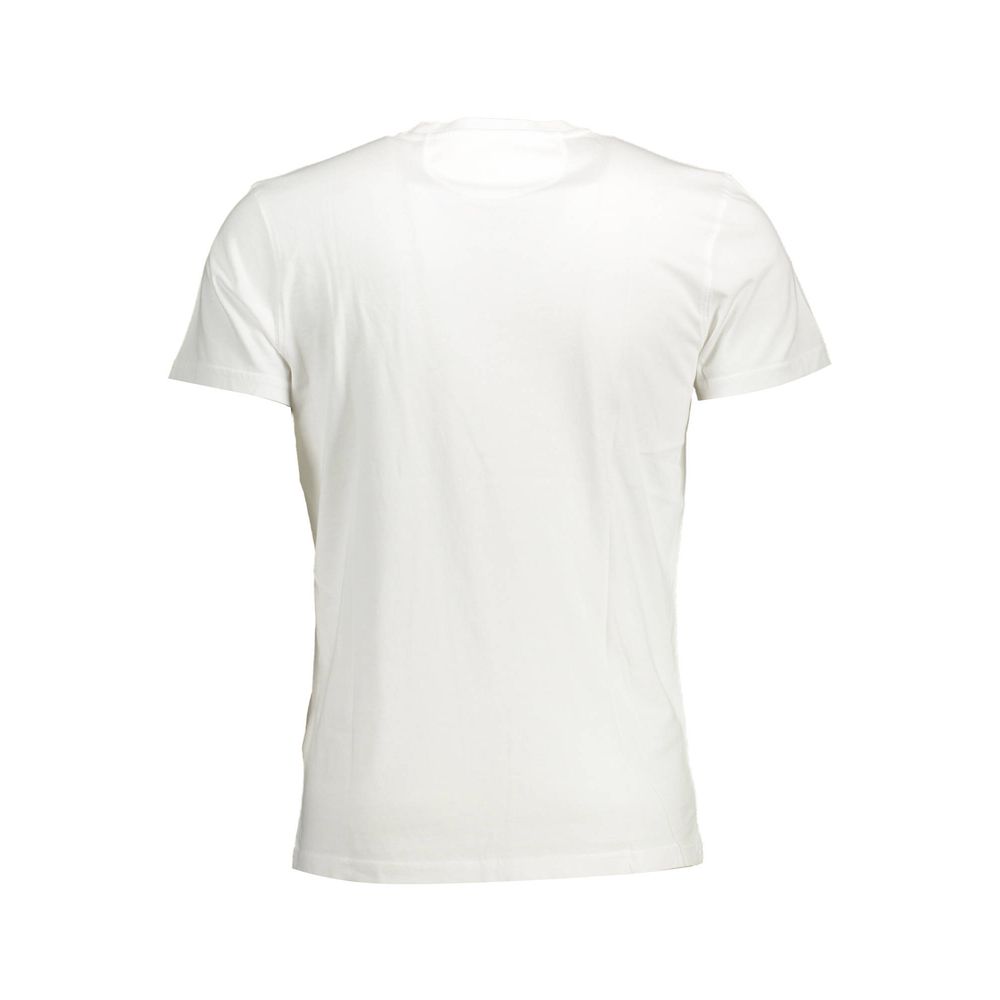 La Martina White Cotton Men T-Shirt