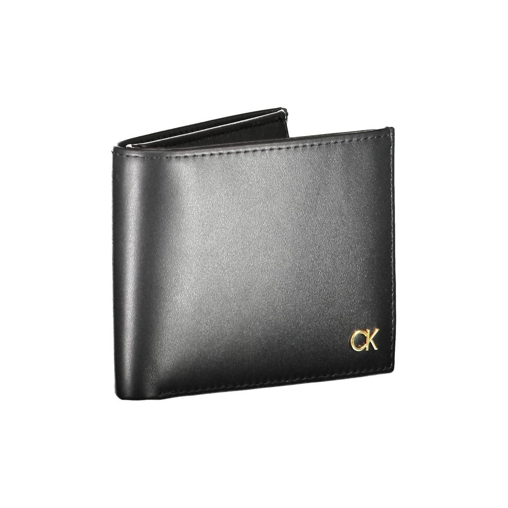 Calvin Klein Black Leather Men Wallet