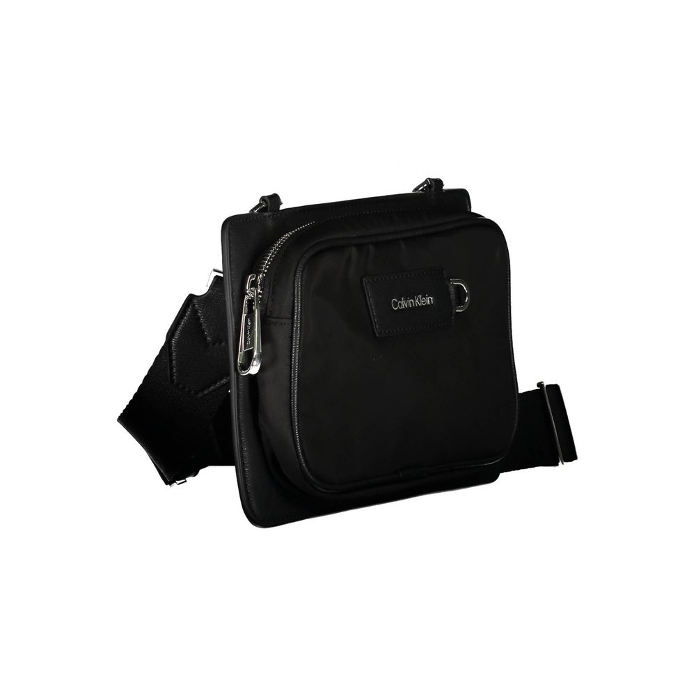 Calvin Klein Black Polyester Men Shoulder Bag