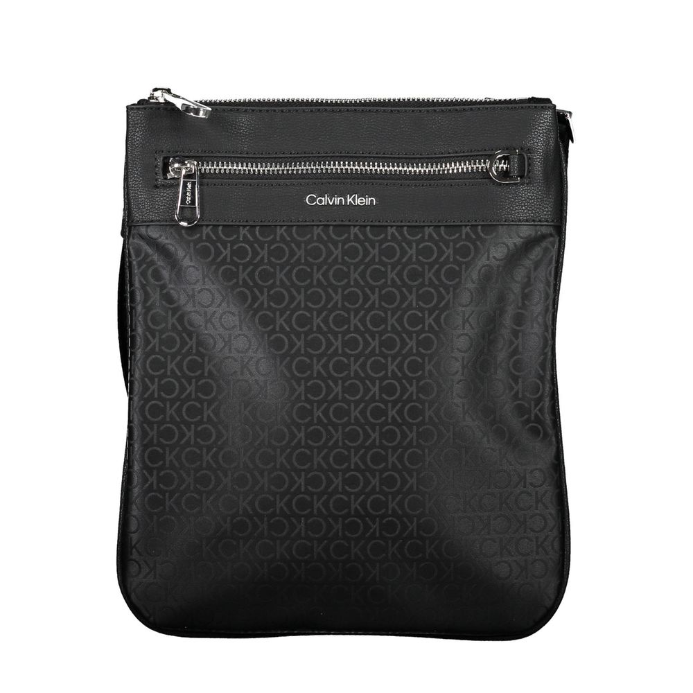 Calvin Klein Black Polyester Men Shoulder Bag