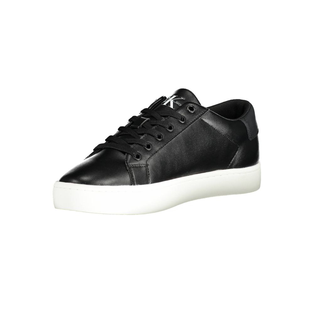 Calvin Klein Black Leather Men Sneaker