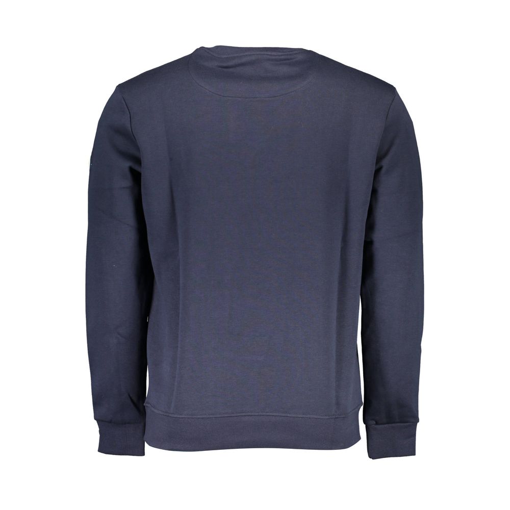 North Sails Blue Cotton Men Sweater