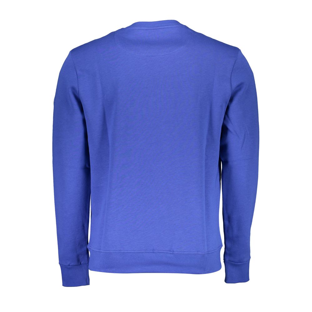 North Sails Blue Cotton Men Sweater