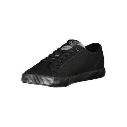 Calvin Klein Black Cotton Men Sneaker