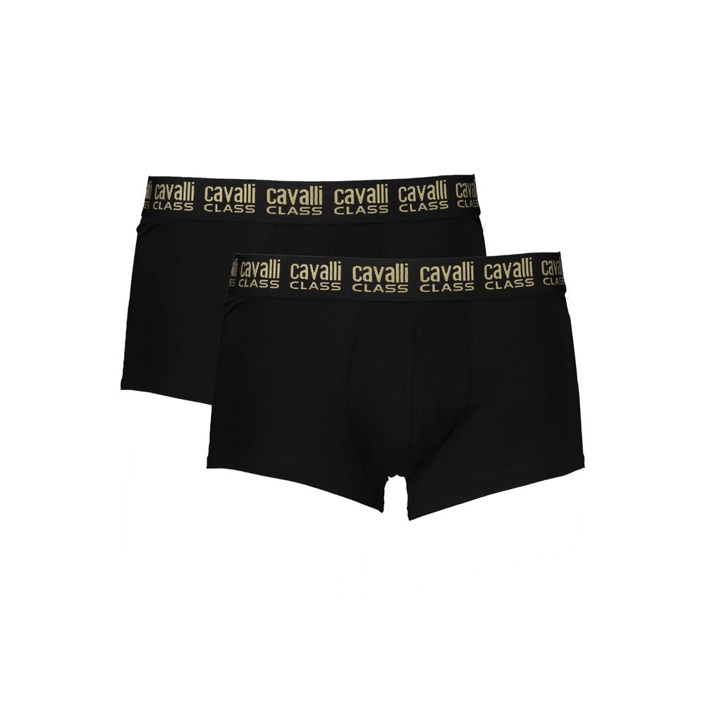 Cavalli Class Black Cotton Men Boxer