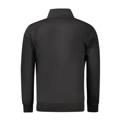 Coveri Moving Black Cotton Men Sweater