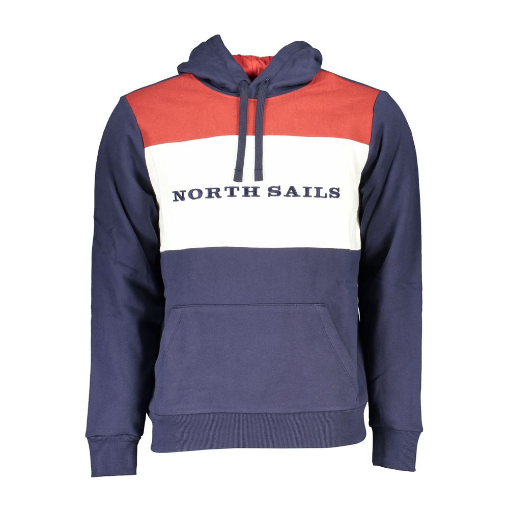 North Sails Blue Cotton Men Sweater