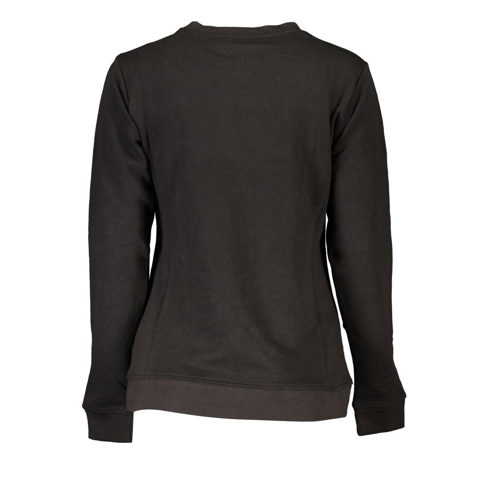 Cavalli Class Black Cotton Sweater