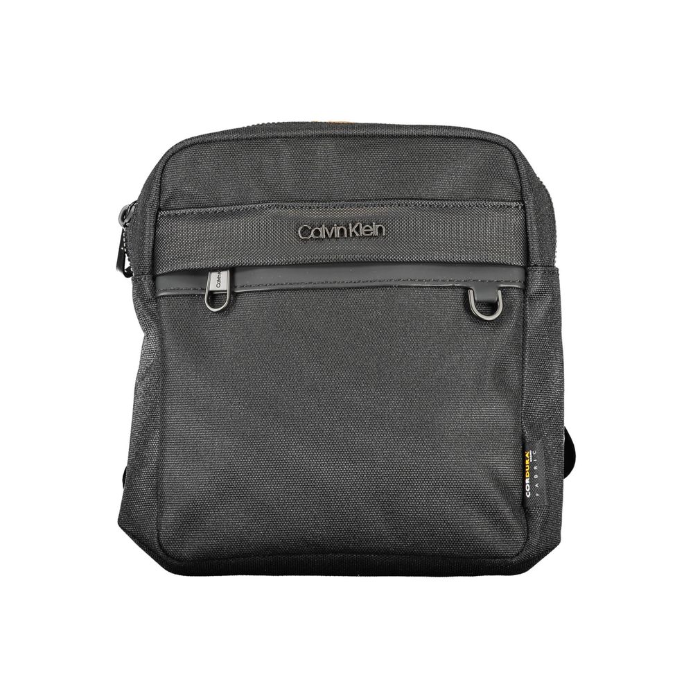 Calvin Klein Black Polyester Men Shoulder Bag