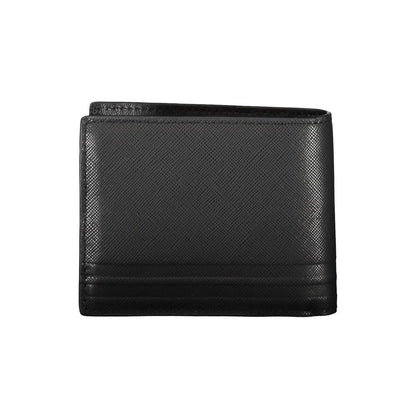 Tommy Hilfiger Black Leather Mens Wallet