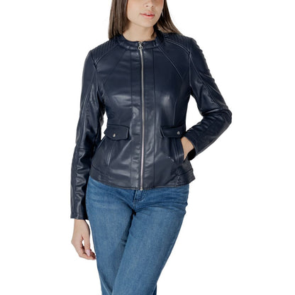 Street One Black Polyester Jackets & Coat