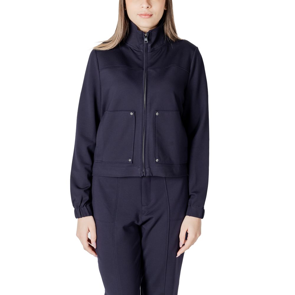 Street One Blue Viscose Jackets & Coat