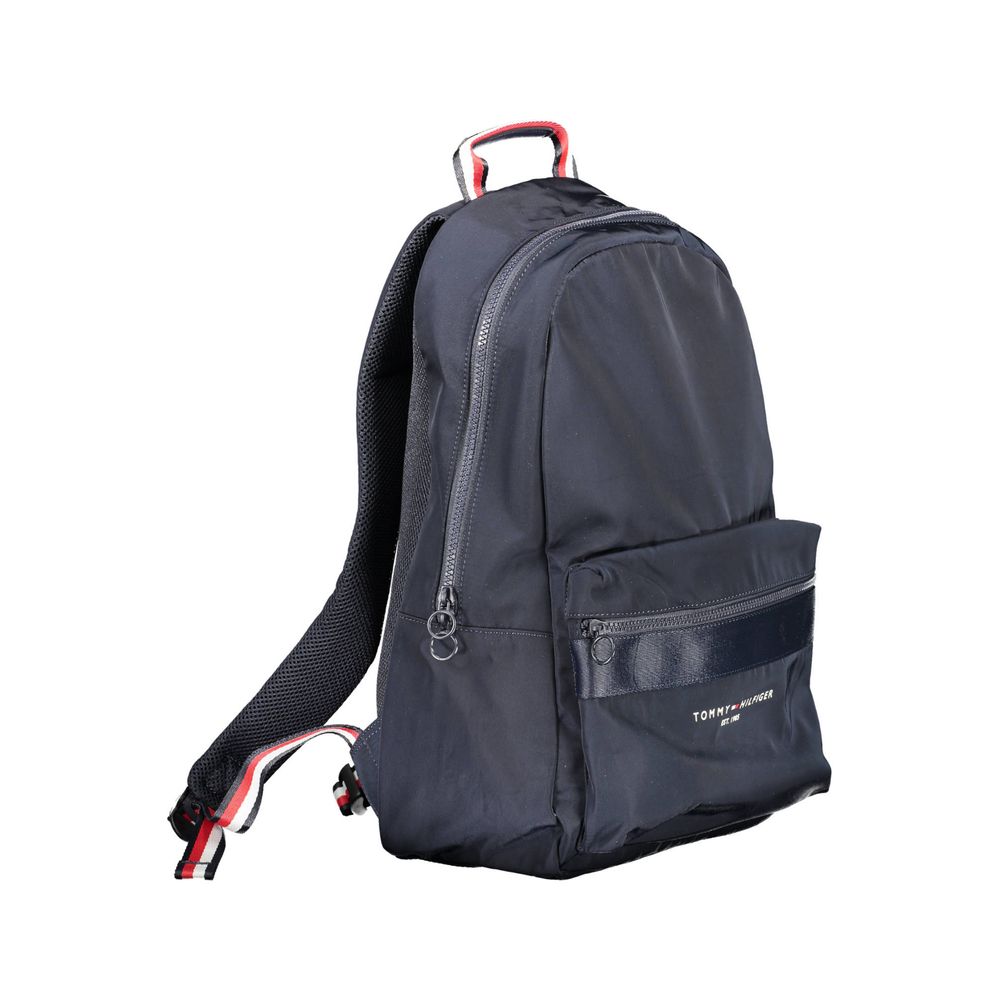 Tommy Hilfiger Blue Polyester Men Backpack