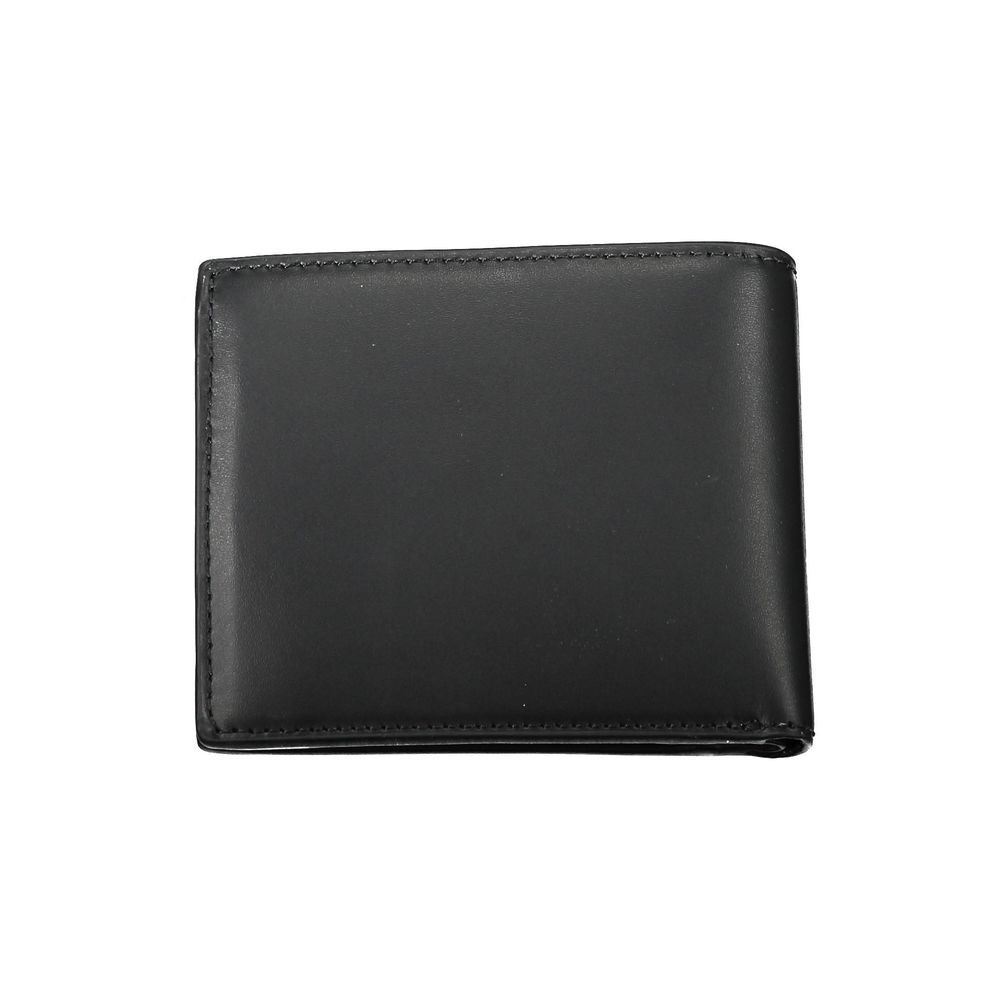 Tommy Hilfiger Black Leather Men Wallet