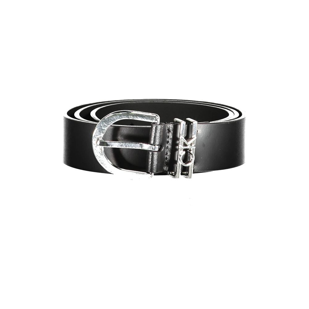 Calvin Klein Black Leather Women Belt