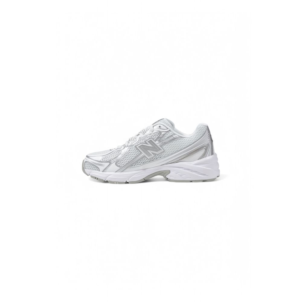 New Balance White Artificial Leather Sneaker