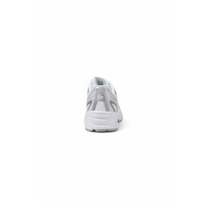 New Balance White Artificial Leather Sneaker