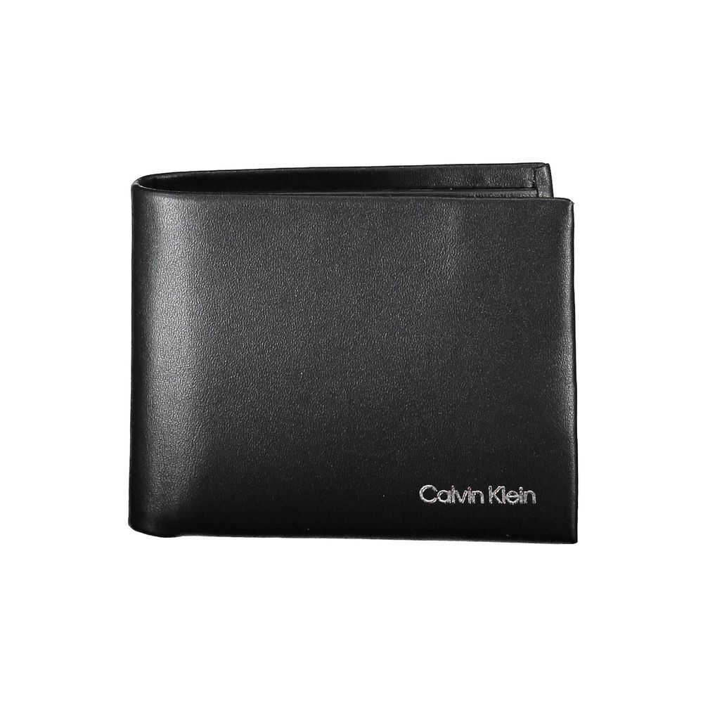 Calvin Klein Black Polyester Men Wallet