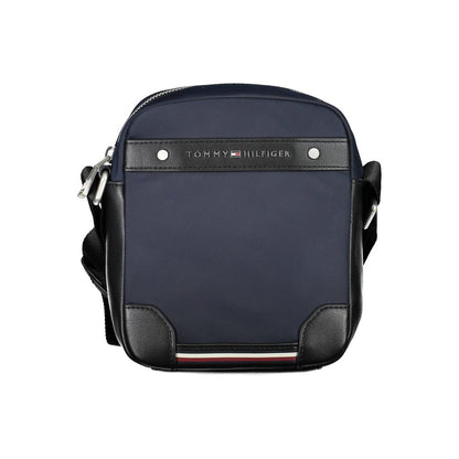 Tommy Hilfiger Blue Polyester Men Shoulder Bag