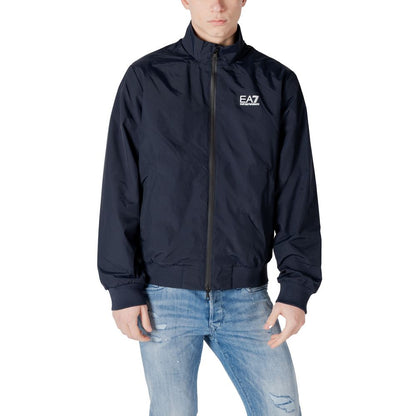 EA7 Emporio Armani Blue Polyamide Jacket