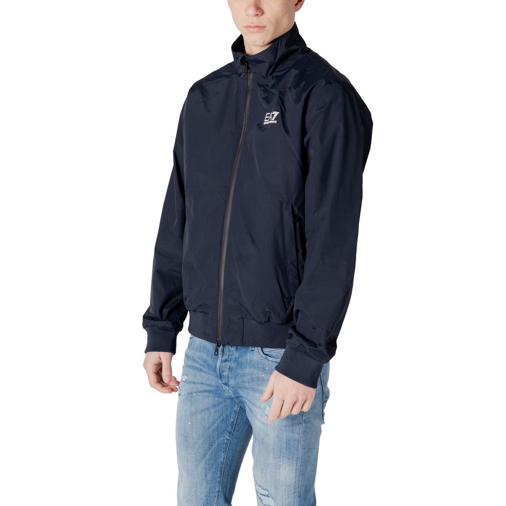 EA7 Emporio Armani Blue Polyamide Jacket