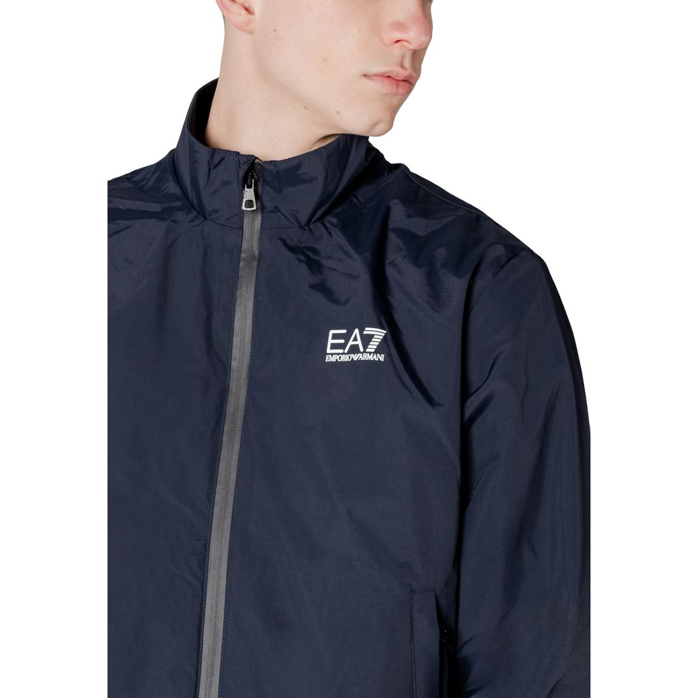 EA7 Emporio Armani Blue Polyamide Jacket