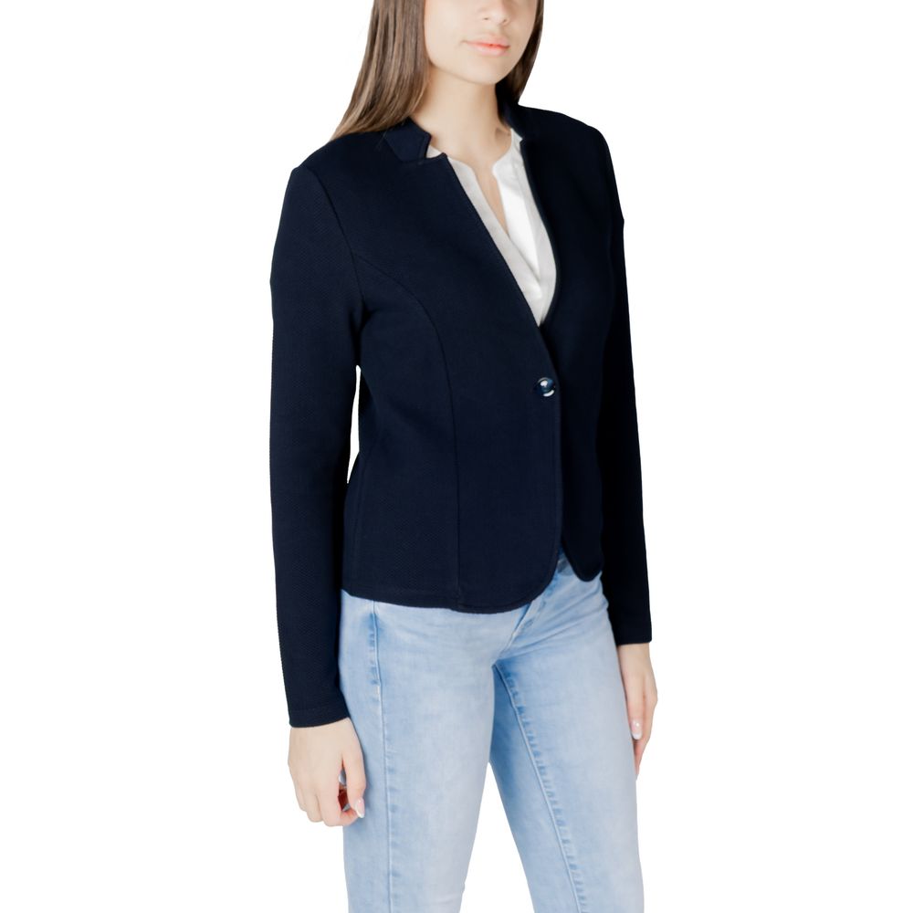 Street One Blue Cotton Suits & Blazer