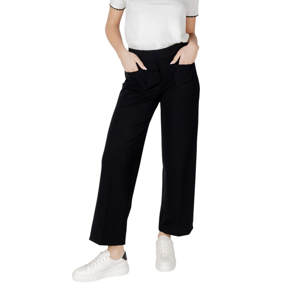 Street One Black Viscose Jeans & Pant