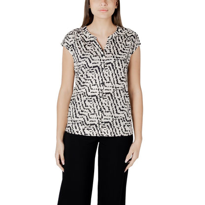 Street One Cream Cotton Tops & T-Shirt