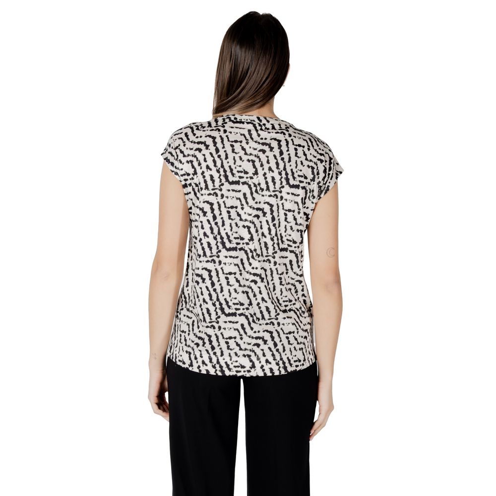 Street One Cream Cotton Tops & T-Shirt