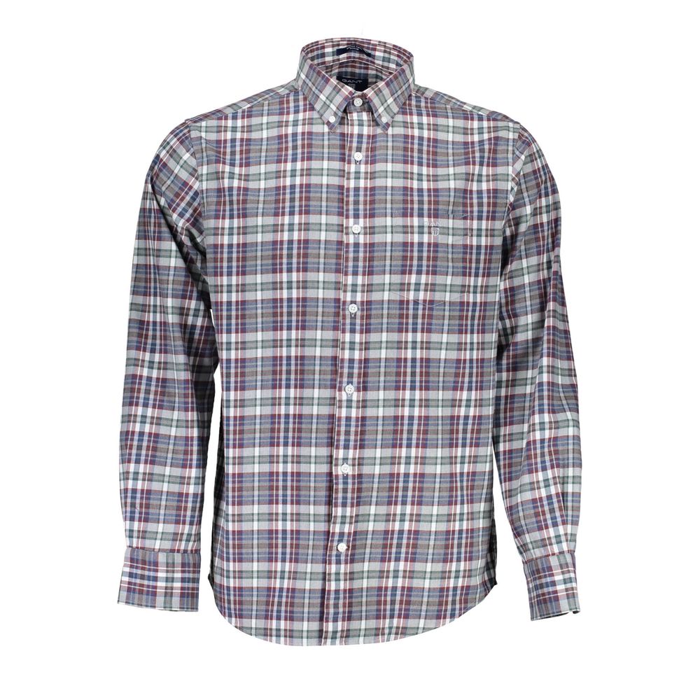 Gant Blue Cotton Men Shirt