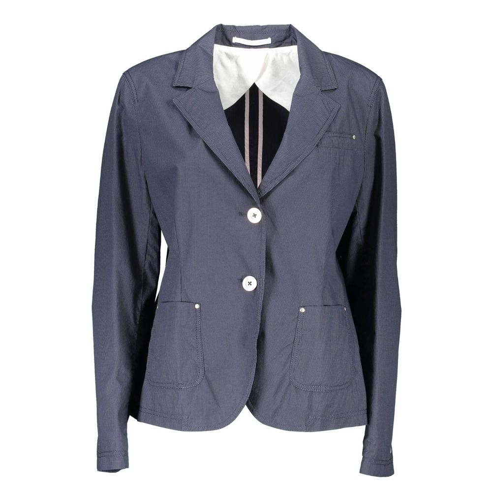 Gant Blue Cotton Women Jacket