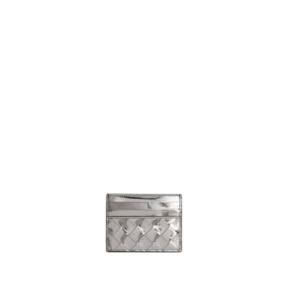 Bottega Veneta Gray Leather Wallet