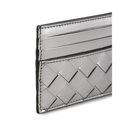 Bottega Veneta Gray Leather Wallet