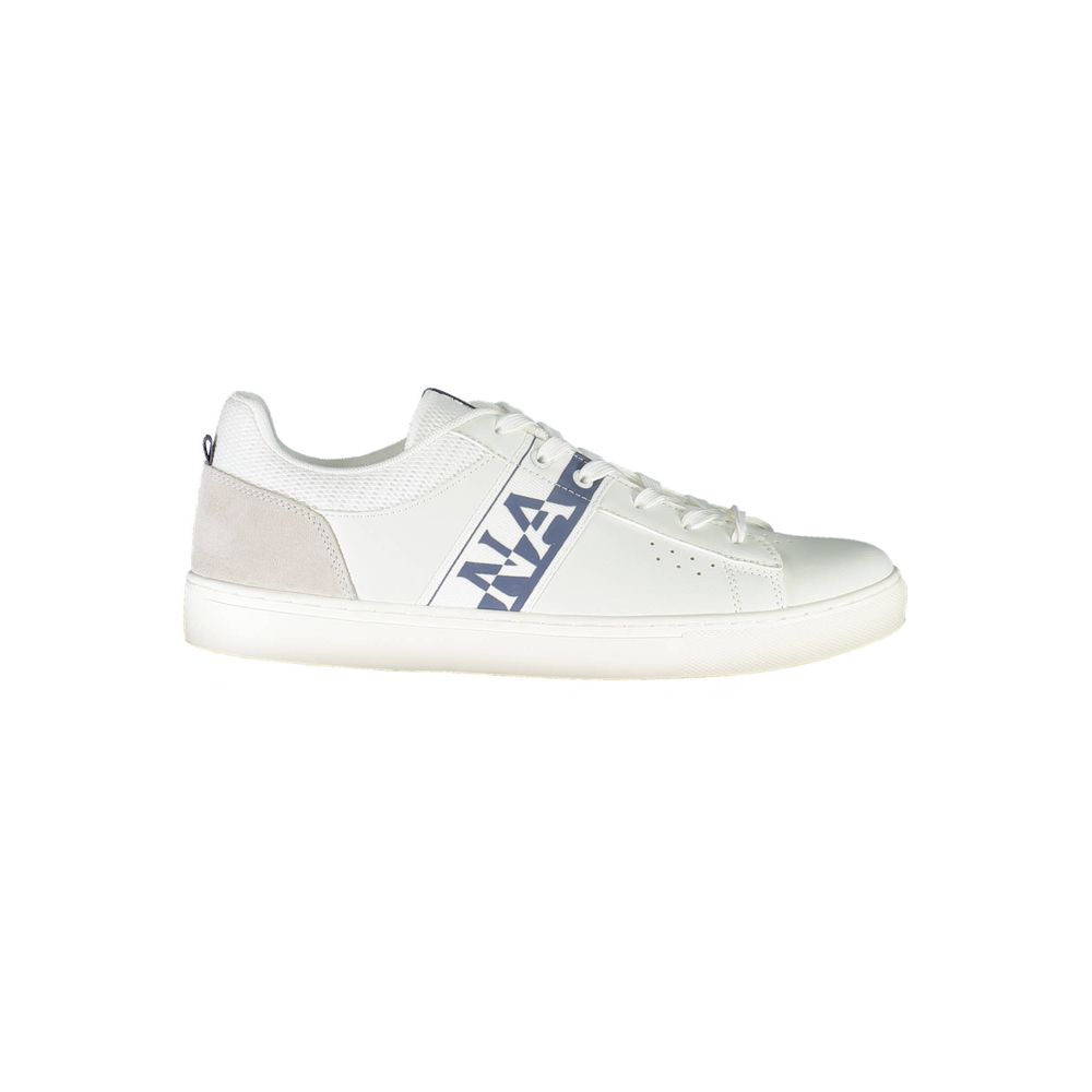 Napapijri White Leather Men Sneaker