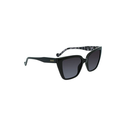 Liu Jo Black Injected Women Sunglasses