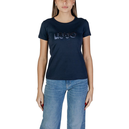 Liu Jo Blue Cotton Tops & T-Shirt
