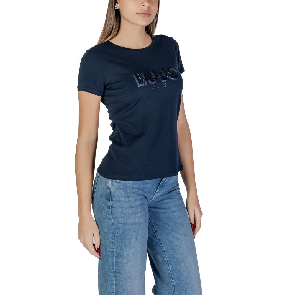 Liu Jo Blue Cotton Tops & T-Shirt