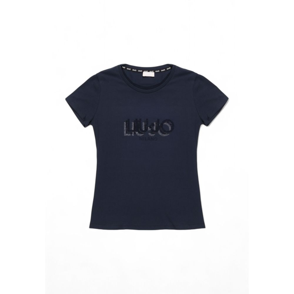 Liu Jo Blue Cotton Tops & T-Shirt