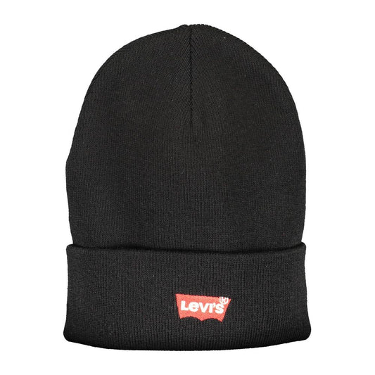 Levi's Black Acrylic Men Cap