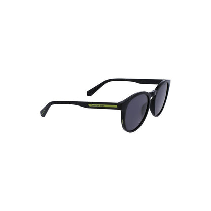 Calvin Klein Black Plastic Men Sunglass
