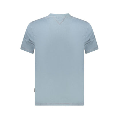 Napapijri Gray Cotton Men T-Shirt