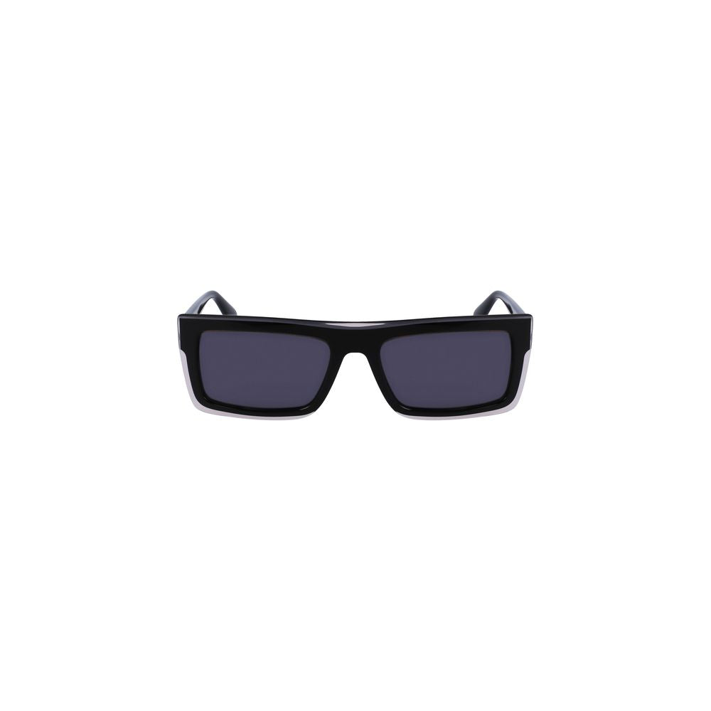 Calvin Klein Black Plastic Men Sunglass
