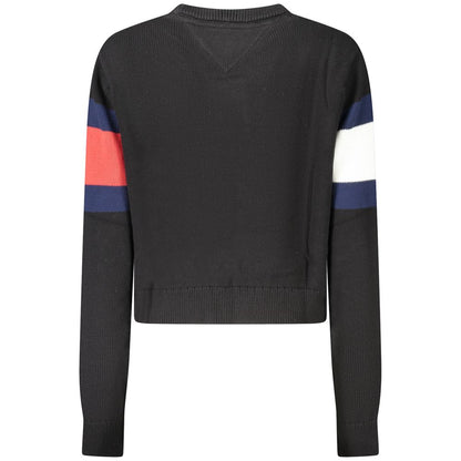 Tommy Hilfiger Black Cotton Women Sweater